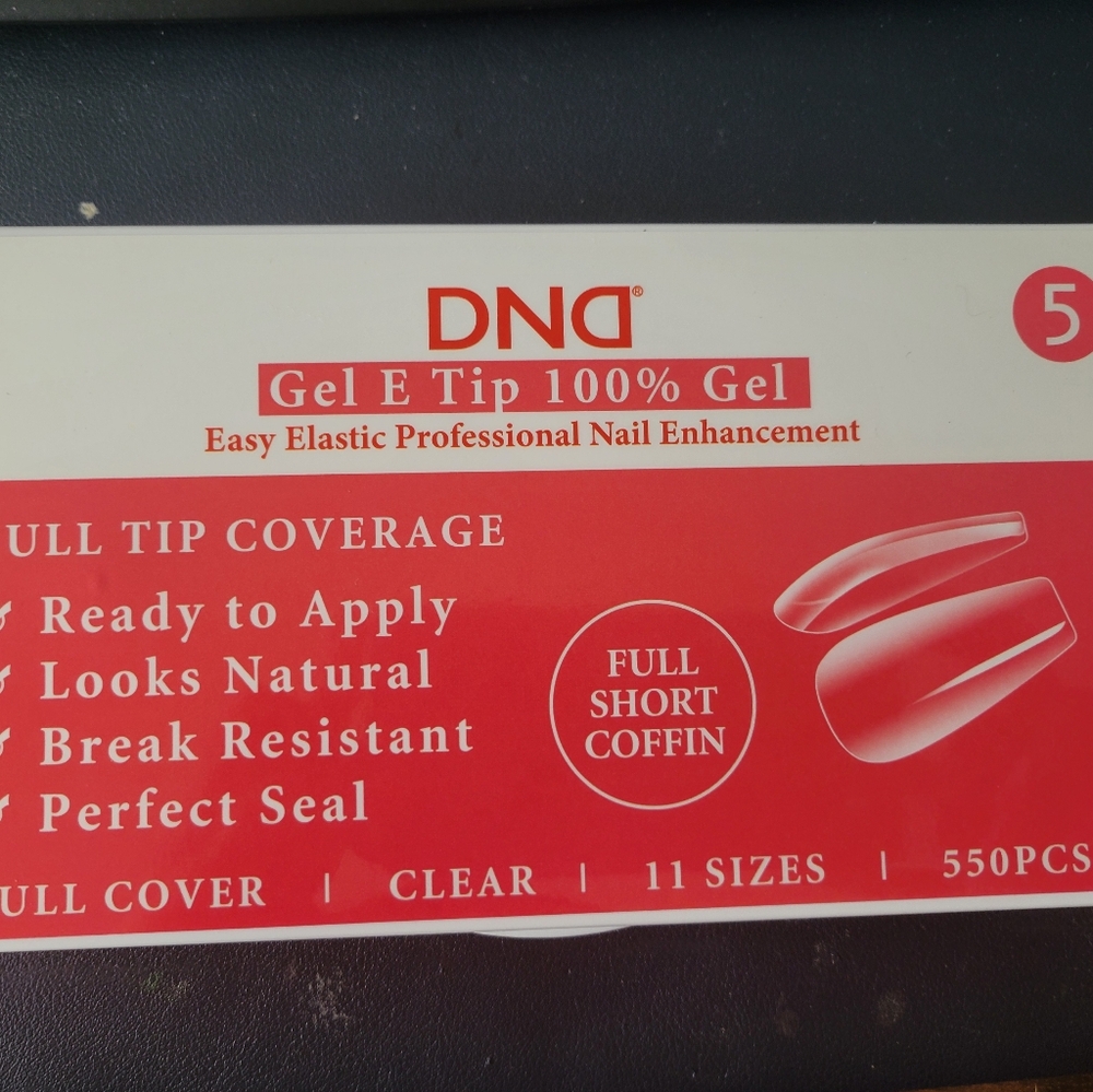 DND Short Coffin Nail Tip